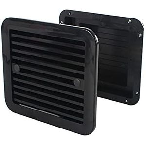 Yige Store 24V uni-directionele sterke wind RV Koeling Ventilator Zwarte zijruit Sluiter Fit voor caravan (Color : Black)