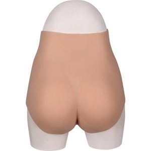 XSWL Realistische siliconen vagina-slip voor crossdressers, boxerbriefs met verstevigde billen en verborgen gaff voor transgender en dragqueens shapewear-ondergoed,Color 3,M