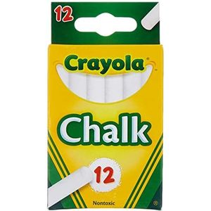 Crayola, 1 Pack van 12 krijt, Wit