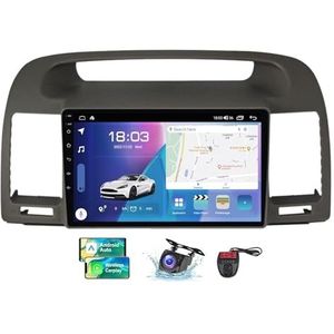 Voor Toyota Camry 5 XV 30 2001-2006 Android 13 Carplay Autoradio 9 inch Scherm Radio Android Auto Bluetooth 5.0 Handsfree 4G 5G WiFi FM/RDS/DAB+ Radio/DSP HiFi Camera + DVR(A,NF-4)