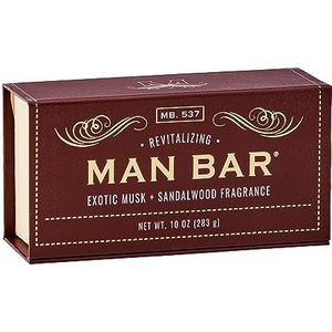 San Francisco Soap Company Revitaliserende Man Bar, Exotische muskus & Sandelhout, 10 ounce