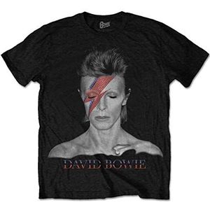 T-shirt David Bowie 'Aladdin Sane' (zwart)