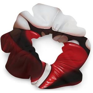 NHYDSPQ Haarbanden, schattige grafische rode lippen haarscrunchies, scrunchy elastische haarbanden, zachte haarbanden voor vrouwen haaraccessoires, stijl