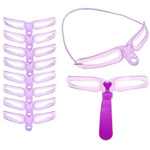 Wenkbrauw Templat Shaper Trimmen Kit Herbruikbare Grooming Tool Duurzaam voor Vrouwen