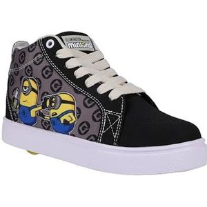 Heelys Minions Racer 20 Mid Rolschaatsen voor heren, zwart (YLW Frstgry), maat 46, zwart (Ylw Frstgry), 46 EU