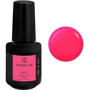 DIDIER LAB BBIO Builder Gel in a Bottle - Hot Pink - Schone formule vrij van HEMA en TPO - Zelfnivellerende opbouwgel voor gelnagels - LED UV-gel ter versterking van nagels - 15ml