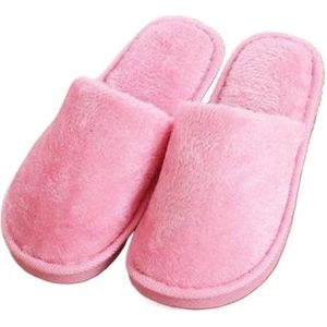 LPHFDCS Damespantoffels voor dames en heren, binnenhuis, push-zachte schattige katoenen pantoffels, schoenen, antislip, vloer, huispantoffels, vrouwen, slippers, voor slaapkamer, pluizige pantoffels,