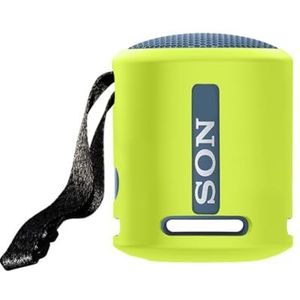 Speaker Beschermhoes voor Sony SRS-XB100 XB13, siliconen hoes, valbescherming, stofdicht, audiobescherming, hoes (geel)