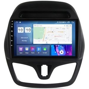 Android 12.0 Car Stereo 9 ""Touch Screen auto audio speler bluetooth stuurwielbediening Voor Chevrolet Spark Beat 2015-2018 auto speler Ondersteunt CarAutoPlay PIP GPS Navigatie Backup Camera (Size :