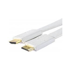 Connect 3 m High Speed Flat HDMI Koord - Wit