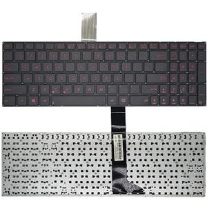 Russisch toetsenbord voor FX50 FX550 ZX50 GX50JX VX50 FX50JK FH5900V MP-13K96GB 0KNB0 610VUK00(US Red Words)