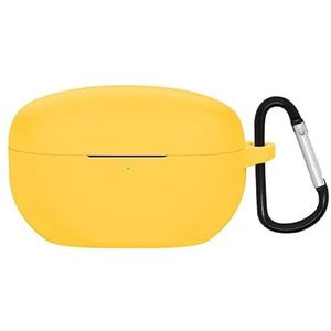Reizen oortelefoon hoesje zachte hoofdtelefoon protector, siliconen oortelefoon covers hoofdtelefoon stofdichte beschermhoes voor WF-1000XM5 (geel)