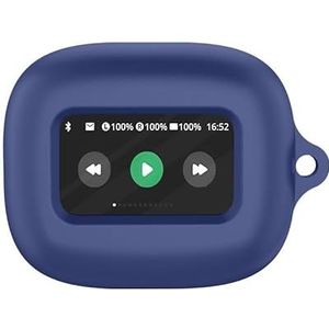 Voor JBL LIVE BEAM 3 hoofdtelefoon case Siliconen hoes Drop-proof en stofdichte hoofdtelefoon case (Blauw)
