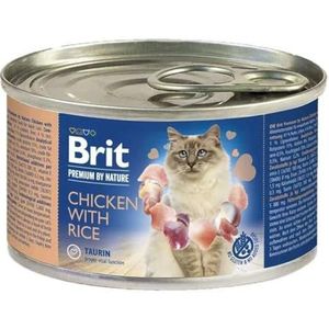 Brit Premium kattenvoer kip rijst 200 g