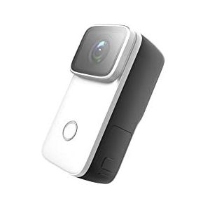 Actiecamera, C200 Action Sport Camera Gezichtsherkenning Schieten 4K H.264 Waterdicht Low Lux Nachtzicht Webcam Mini DV(Standard add 32GB,2X White)