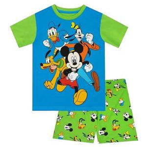 Disney Jongens Mickey Mouse Pyjama's | Jongens Korte Pyjama's | Mickey Donald Duck En Goofy Pyjama's Voor Jongens | Blauw 116
