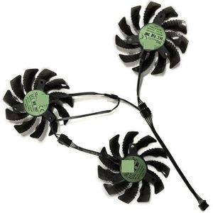T128010SU, GPU VGA-koeler, grafische videokaartventilator, voor GIGABYTE voor GTX 1080 1070 Ti G1 voor gaming, GTX1060 ROCK, PLD08010S12HH(Triple T128010SU)
