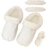 Crocs - Vervangende Inlegzolen - Pluizige Bontvoering - Korte Pluche Binnenzool