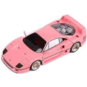 1/64 Voor MY64 F40 Modelauto 199 Editie Rally Champion Automodel (Color : Pink, Size : No box)