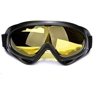 TIYGHI Motorbril Motorbril Masque MotoCross Goggles Helm Winddicht Offroad Motorfiets Cross Helmen Goggles (Kleur: Geel Lens)