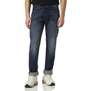 JACK & JONES Heren Comfort Fit Jeans Mike Original JOS 697 Indigo Knit, Blue Denim, 31W / 32L