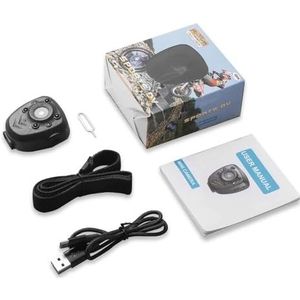 Actiecamera, Mini-lichaamscamera Video Nanny Tiny Cam Bewegingsgeactiveerde kleine beveiligingscamera's for thuis en op kantoor, draagbaar buiten
