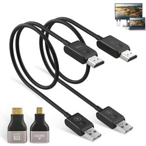 Moman - Draadloze HDMI CS6 - Zender en Ontvanger - 1080p - 50 m - 5 GHz Wireless