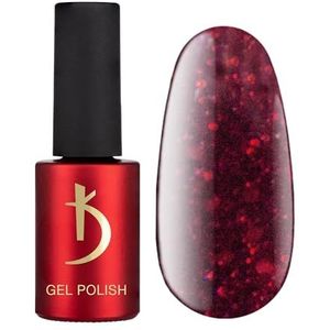 Uv-nagellakgel voor nagels, Sparkle Red, gel-nagellak, uv-led, 7 ml, duurzaam, glanzende manicure, doe-het-zelf nageldesign, kleur gelnagels manicure
