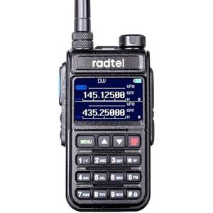 Radtel RT-890 Dual Band Ham Radio Kleur LCD Walkie Talkie met Air Band Ontvangst en Kanaalnaam/FM Radio/VOX/