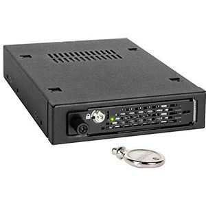 ToughArmor EX MB491SKL-B - 2.5"" SATA/SAS SSD/HDD naar 1x 3.5"" Hot Swap Wisselframe met Sleutelslot & Duimschroef