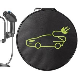SCOOVY Jumperkabeltas, oplader voor elektrische auto's - Autotas met grote capaciteit voor startkabels | Auto-interieuropslag voor autolaadkabels, autogereedschap, batterijstartkabels