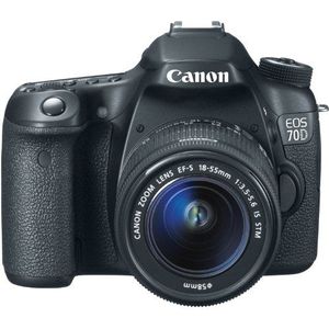 Canon 70D Digitalkamera Compact 20.2 Mpix Zoom 10 x schwarz