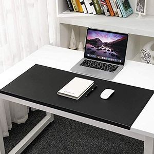 Durable Bureauonderlegger met randbescherming, grote laptop-tafelonderlegger, bureauonderlegger, PU-leer, afwasbaar, waterdichte bureaubescherming, 150 x 60 cm