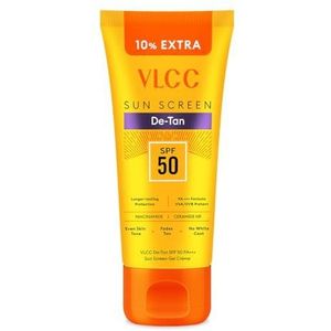 VLCC De Tan SPF 50 Sunscreen Gel Crème, 100 g (Ship from India)