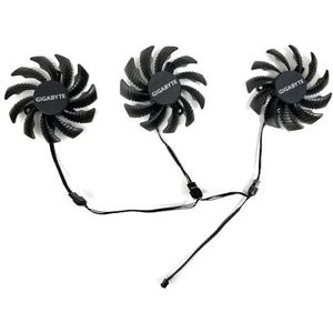 78MM PLD08010S12HH DC12V 0.35A grafische kaartkoelventilator voor GIGABYTE voor Radeon RX 5500 XT 5600 5700 voor GAMING(3PCS)