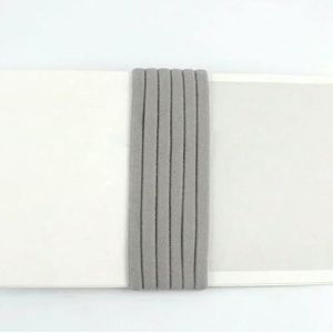 5/10M 3/5mm Elastisch Band Haarband Schoenen Ronde Touwen Koord Zachte Elastiekjes BH-kapje Nylon Elastiek Touw Naai Accessoires-Grijs-3.0mm-5Meter