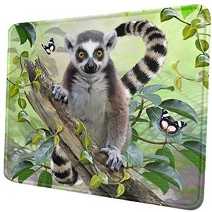 Ringtailed Lemur Office, Game, Studie Antislip Rubber Mouse Pad