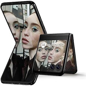 Motorola razr 40 Ultra 5G 256 GB opslag + 8 GB RAM - 6,9 inch FHD-scherm - Dual SIM (Nano SIM + eSIM) SIM-vrij ontgrendeld Android 13 Flip Phone (oneindig zwart)