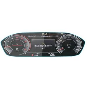 Displaybeschermfolie Voor Q5L 2021 2022 2023 2024 2025 10.1"" Navigatiescherm Gehard Film Auto Dashboard Scherm Beschermend(Instrument Film 12.3"")