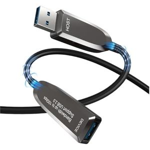 USB 3.1 Interface Verlengkabel High-Speed Datakabel voor Mobiele Harde Schijf Dual End High Definition Glasvezel Kabel 3.0 (Kleur: H, Maat: 2 meter)