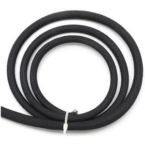 Kabelbeheerbuis weven PET-geïsoleerde, uitbreidbare, gevlochten hulsdraad, veelkleurig, meerdere maten, 1 meter(Schwarz,2mm)