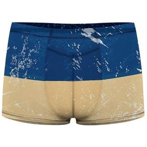 Oekraïne Retro Vlag Heren Boxer Slips Sexy Shorts Mesh Boxers Ondergoed Ademend Onderbroek Thong