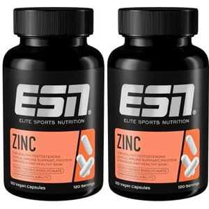 ESN Zinc, 2 x 120 Vegan Capsules, 240 Porties Zink