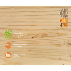 Wood4you - Hoekbureau - New England Multiplex - Wit - 180/130