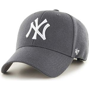 47 MLB New York Yankees MVP Cap - Unisex Baseball Cap Premium Kwaliteit Ontwerp en Vakmanschap door Generational Family Sportswear Brand Charcoal, houtskool, Eén Maat