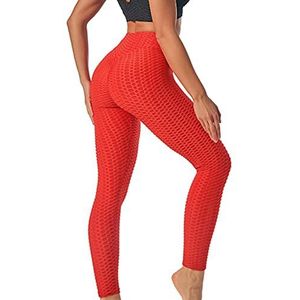 Anti Cellulite Leggings, Sportleggings Dames Lang Compression Billen Push Up, Hoge Taille Ondoorschijnend Yoga Pilates Broek (DE/NL/SE/PL, Alfabetisch, M, Regular, Regular, Zwart
