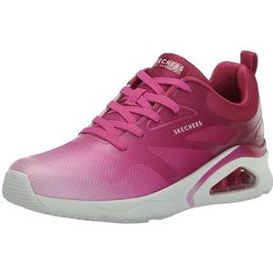 Skechers Tres-air UNO-Brighten Up Sneakers voor dames, Knalpink Hot Pink, 35 EU
