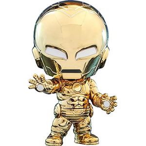 Hot Toys Marvel Comics figuur Cosbaby (S) Iron Man (Metallic Gold Armor), 10 cm