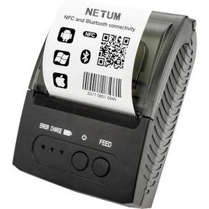 Thermisch Printer Mini Draagbare Bluetooth Thermische Bonprinter USB Thermische Printer For Kassasysteem Duidelijk Snel