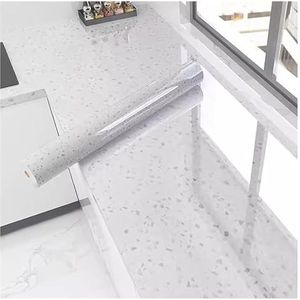 VDLLQYN, Marmer Schil en plak behang meubelstickers, behang verwijderen aanrecht contactpapier ，Zelfklevend behang(Grijs,0.6x5m/23.62x196.85in)